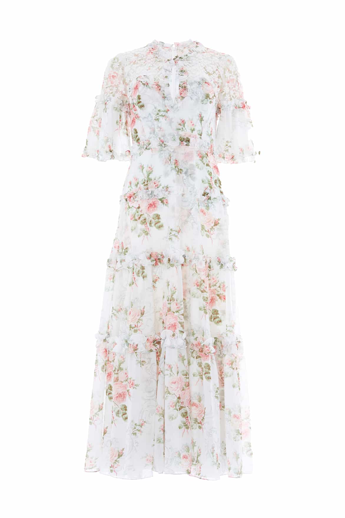 Madame Rose Carla Chiffon Ankle Gown